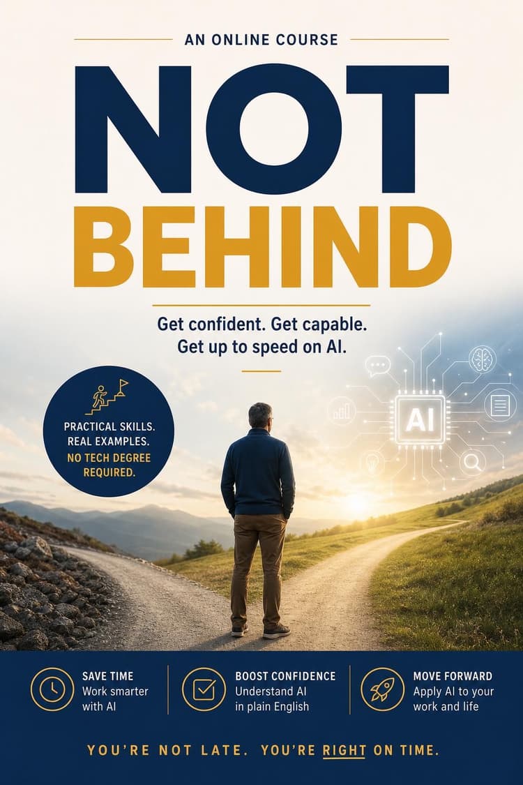 Not Behind — an online course
